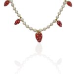STRAWBERRY FLAVOR CHARM NECKLACE