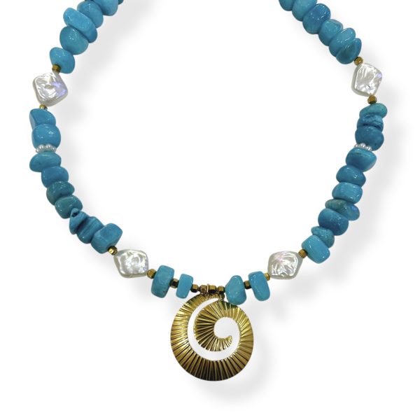 BABE BLUE NECKLACE