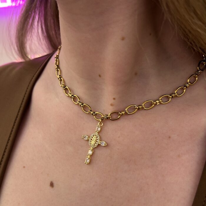 MARIAM CROSS NECKLACE
