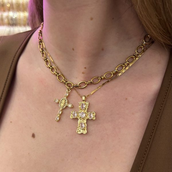 PRINCESSA EVERYDAY CROSS NECKLACE - Image 6