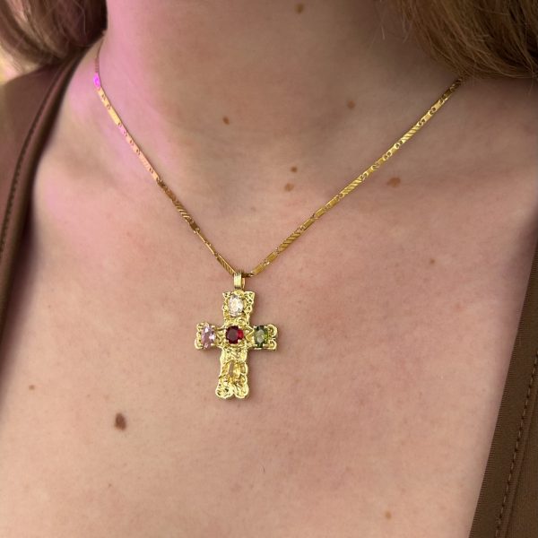 PRINCESSA CROSS NECKLACE - Image 2