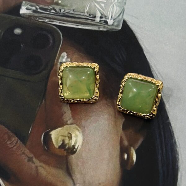 VELLY GREEN EARRINGS - Image 3