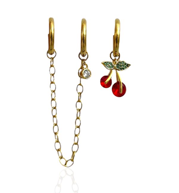 CHERRY SET EARRINGS