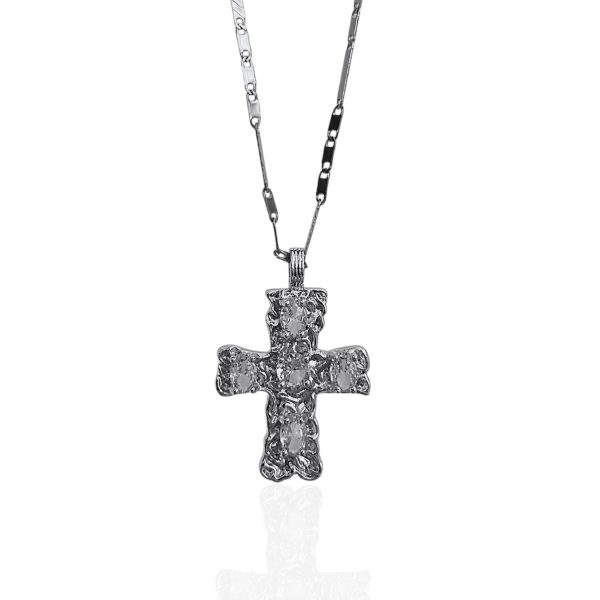 PRINCESSA EVERYDAY CROSS NECKLACE - Image 3