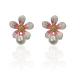 KITY PEARL FLOWER EARRINGS
