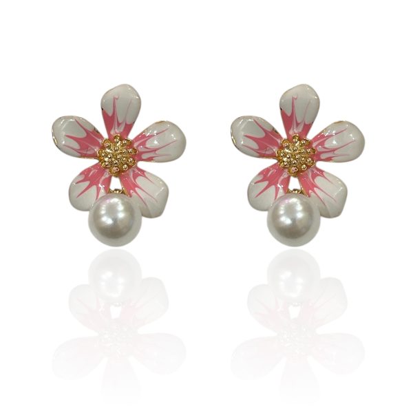 KITY PEARL FLOWER EARRINGS