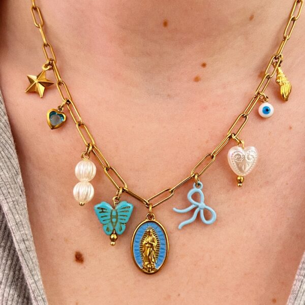 AREZYN SUMMER PEARL CHARM NECKLACE - Image 2
