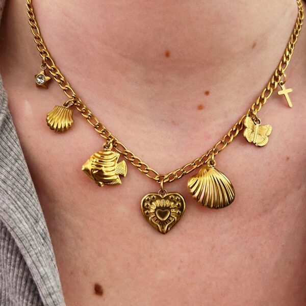 GOLDEN YOU CHARM NECKLACE - Image 2