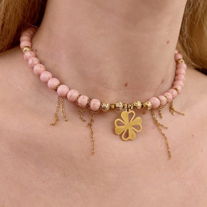 LUCKY PINK NECKLACE