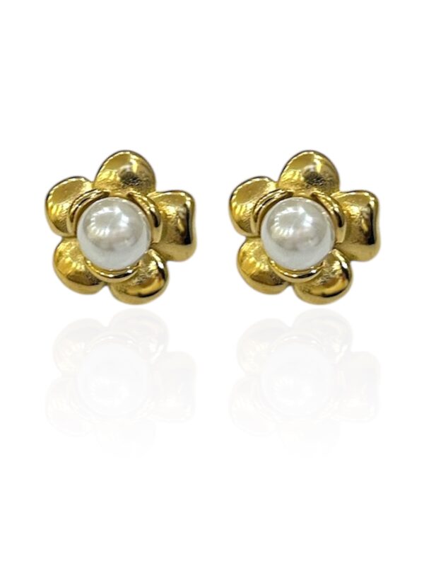 FLOWER PEARL EARRINGS