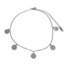 SILVER DISCKY ANKLET