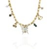 VERAN PEARL CHARM NECKLACE