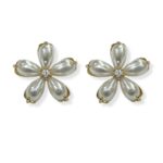 PEARL FLOWER EARRINGS