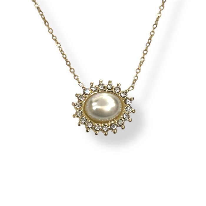 CRYSHN PERL NECKLACE