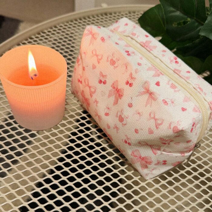 PINK BOW & CHERRY MINI BAG