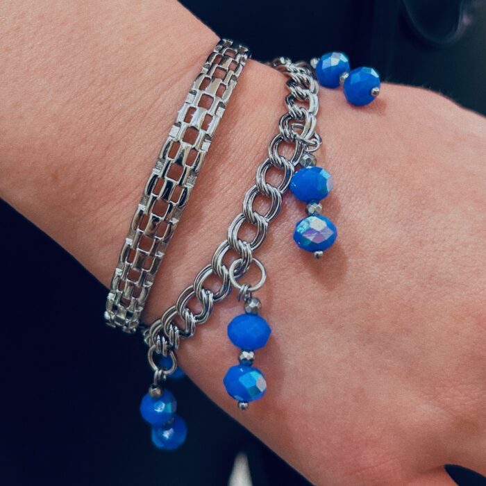 ALEB BLUE CHARM BRACELET