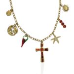 JUNY RED CHARM NECKLACE