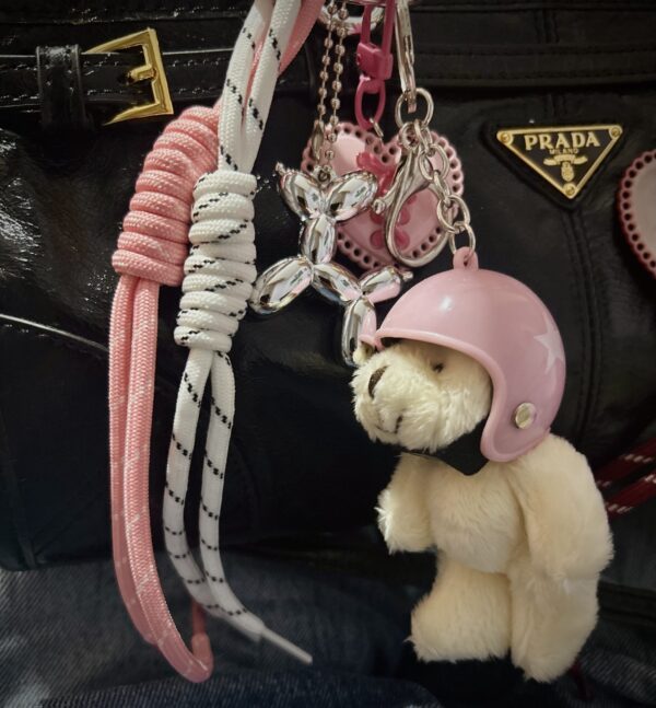 PINKY BEAR BAG CHARM ΜΠΡΕΛΟΚ - Image 2