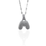 MONOGRAM SILVER NECKLACE