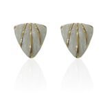AZELSIMER WHITE EARRINGS