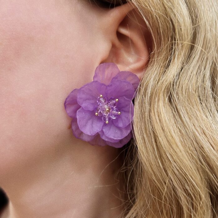 MARKICIA PURPLE EARRINGS