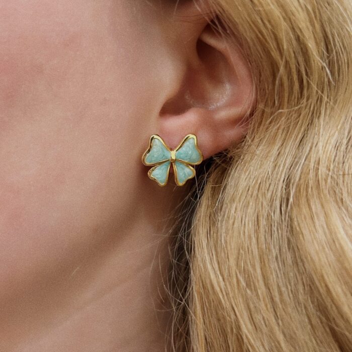 MINI BABE BLUE EARRINGS!