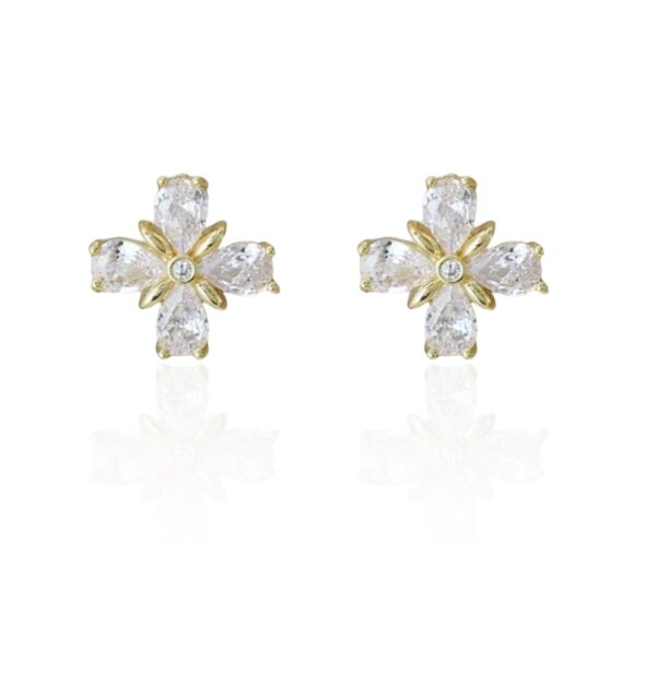 SPARKLING CROSS EARRINGS