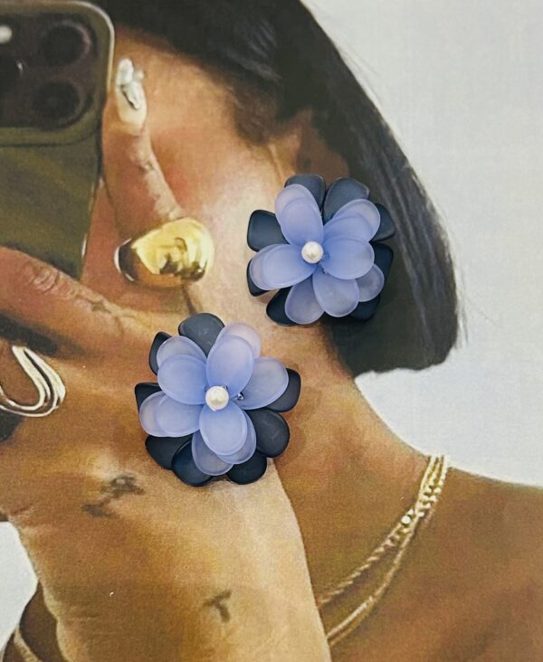 DAISY BLUE EARRINGS - Image 2