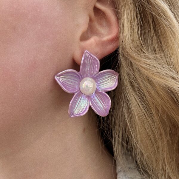 LILA AZALEA EARRINGS - Image 2