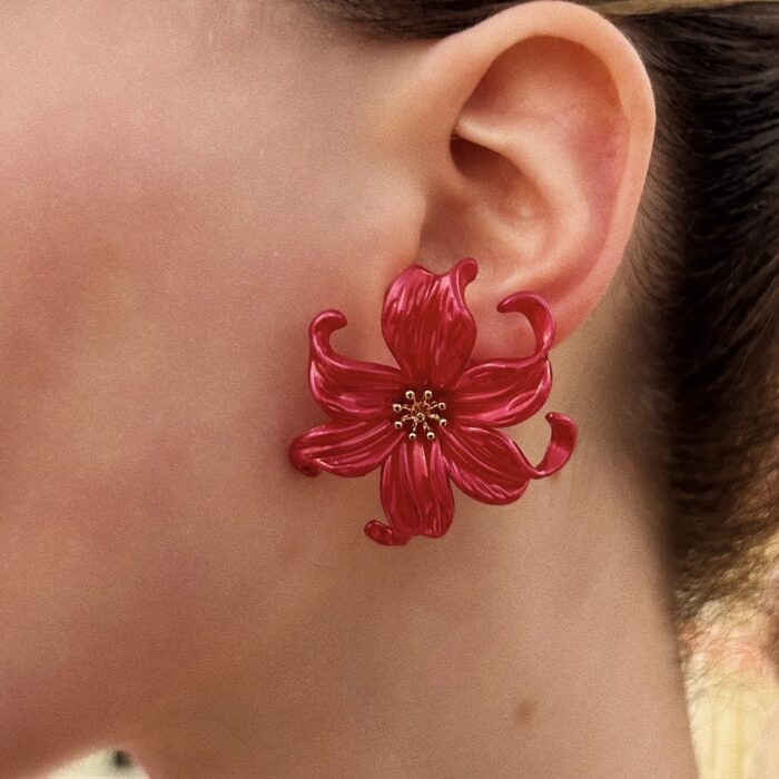 LILIUM RED EARRINGS