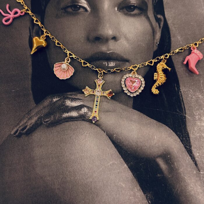 JUST A GIRL CHARM NECKLACE