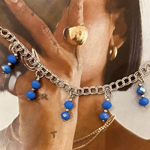 ALEB BLUE CHARM BRACELET - Image 3