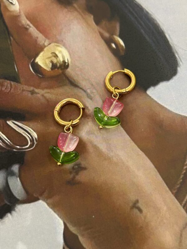 TULIP EARRINGS - Image 2