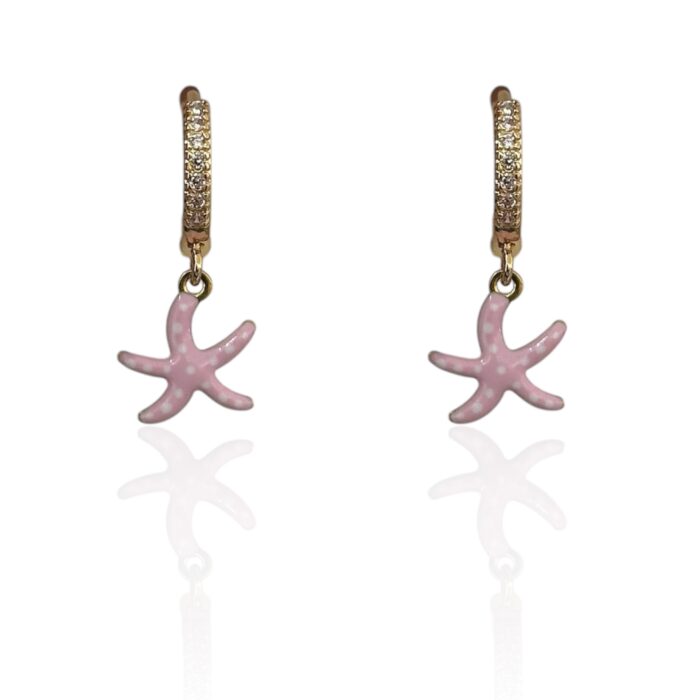 PINKI STARFISH EARRINGS