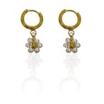 PEARL FLOWER EARRINGS
