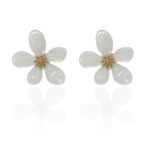 WHITE ORELLIA EARRINGS