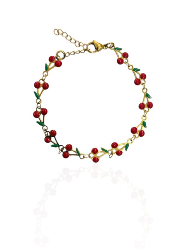 RED CUTE CHERRY BRACELET