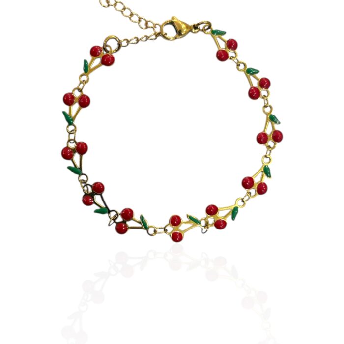 RED CUTE CHERRY BRACELET