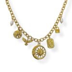 SUN&MOON CHARM NECKLACE