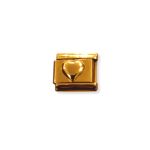CLASSIC HEART GOLD ITALIAN CHARM