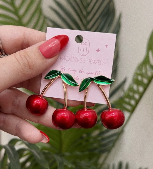 LOVER CHERRY EARRINGS - Image 2