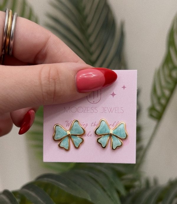 MINI BABE BLUE EARRINGS! - Image 3