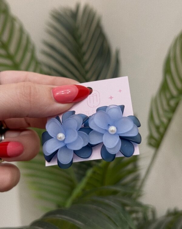 DAISY BLUE EARRINGS - Image 4