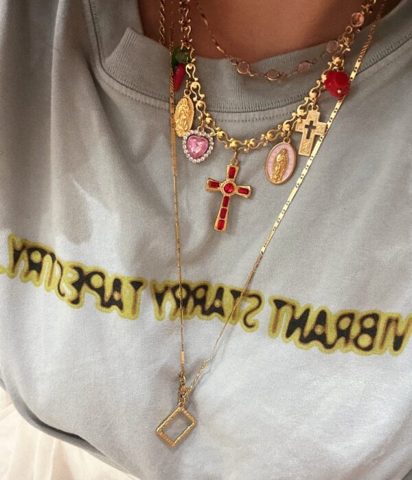 PINKY MIX CHARM NECKLACE - Image 2