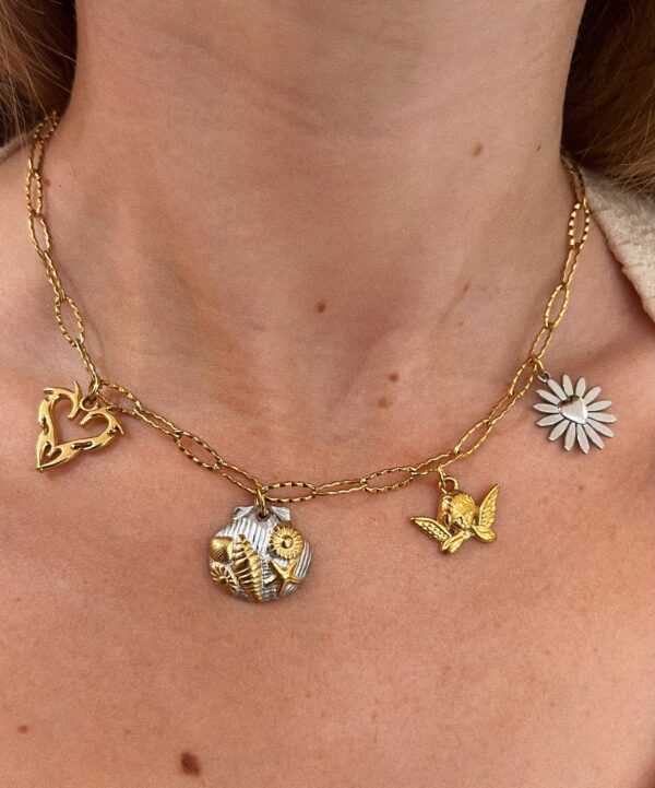 AURA MIX CHARM NECKLACE - Image 2
