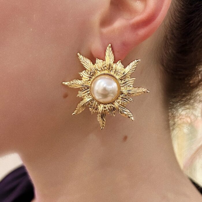 PEARL SUN  EARRINGS