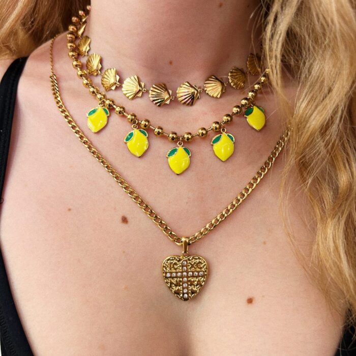 LEMON CHARM NECKLACE