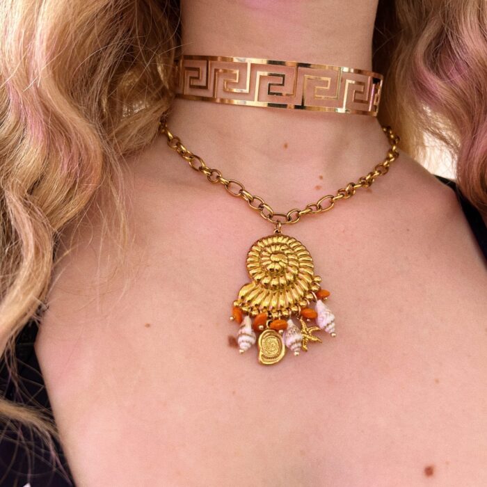 GREECE LOVER CHOKER