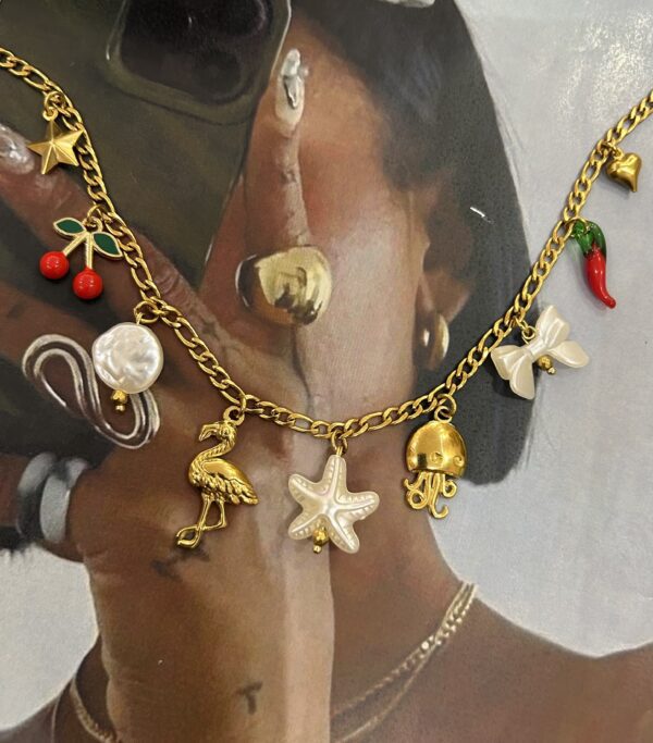 SERIN SUMMERY CHARM NECKLACE - Image 3