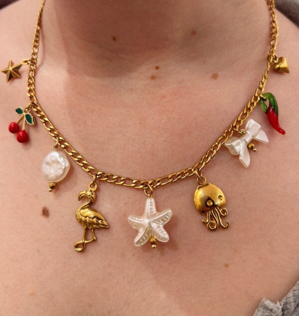 SERIN SUMMERY CHARM NECKLACE - Image 2